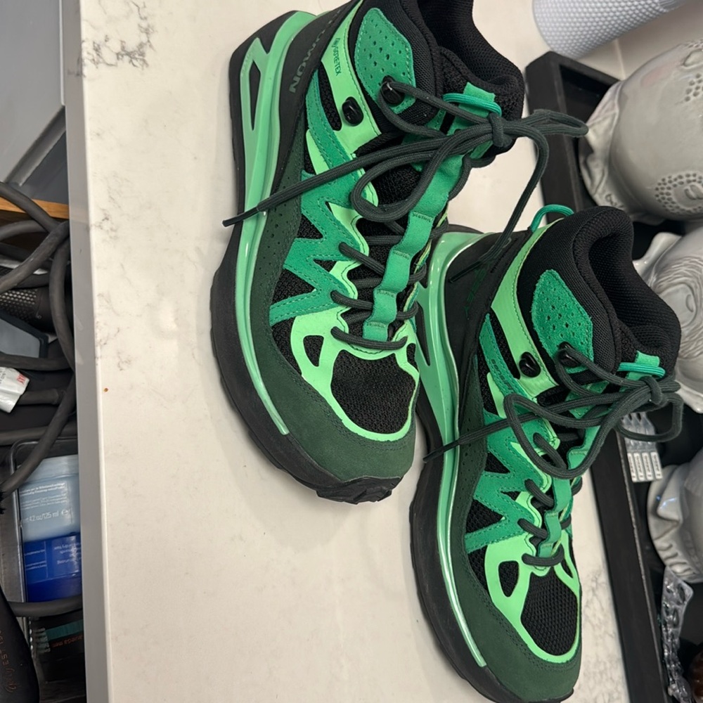Salomon Odyssey Elmt Gore-Tex High Top - Green. Worn Twice Size 8.5